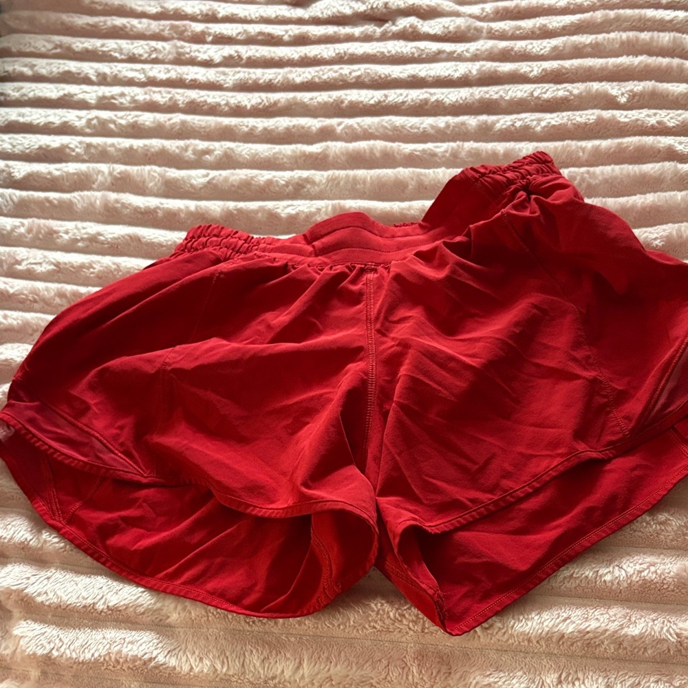 lululemon athletica Bold Red Athletic Shorts